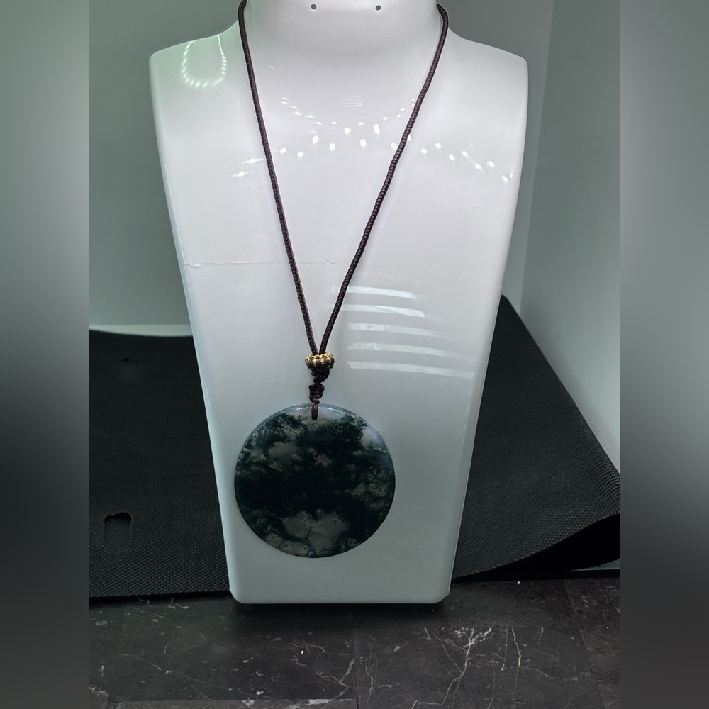 Moss Agate necklace